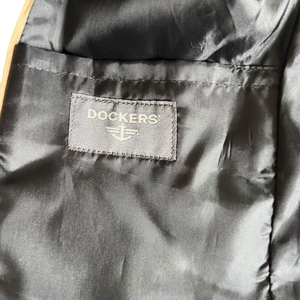 Dockers Boys Blazer Sport Jacket Size 12 Black 2 Button Coat Pinstripe Formal - Picture 3 of 11